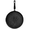 Home Crepiera Antiaderente con Manico in Bakelite, Alluminio, Nero, 32 cm