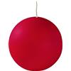 Cereria Di Giorgio - 4 Candele Sfera - Ø 10 cm - Rosso