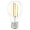 Eglo E27 LED, lampadina classica, fonte di luce per illuminazione retrò, 12 Watt (equivalente a 100 Watt), 1521 lumen, luce bianco caldo, 2700k, lampadina Edison A60, Ø 6 cm