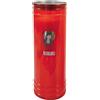 La Briantina Cero Votivo Cimitero 100T S. Rita, di Paraffina, Settimanale Durata 7 Giorni, Rosso, 25xø8 cm