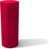 Kloris Colonna Cilindrica Sweet Table altezza 70 cm diametro 35 cm colore rosso fragola MADE IN ITALY