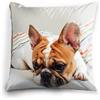 XFD Cuscino Personalizzato con Foto per Cani, Personalizzabile con Foto su Un Cuscino, Regalo per Gli Amanti dei Cani (45x45cm,Lato Singolo)