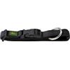 HUNTER VARIO PLUS - Collare per cani, con scarico della trazione, resistente, flessibile, chiusura a scatto, M-L/2,0, nero