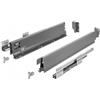 GTV - Modern Box Pro guide per cassetti I L = 450 mm H = 84 mm I antracite I cassetto con chiusura silenziosa I sincronizzazione del percorso delle guide I carico fino a 40 kg I PB-MBPRO-KPL450A