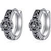 YFN Orecchini a forma di coniglietto da donna, in argento Sterling, graziosi orecchini a forma di coniglio, idea regalo