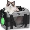 Pecute Trasportino per Cane Gatto, Borsa per Gatti, Borsa da Viaggio Portatile per Cani, Tessuto a Maglia Traspirante, Adatto per Viaggi Lunghi e Brevi, Usato per Gatti e Cuccioli Meno di 8KG