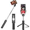 COLORLIZARD Treppiede per selfie con telecomando, treppiede Bluetooth per telefono, compatibile con iPhone, GoPro, telefono Android (70 cm)