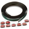 4R Quattroerre.it 12254 Modanature Bumper Paracolpi per Auto con Terminali, 42 mm x 5 mt