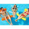 BLUE SKY - Sedia Sospesa - Gonfiabile - 069796 - Colore Casuale - Plastica - 110 cm x 76 cm - Gioco all'aperto - Piscina - Amaca - A partire dai 14 anni