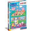 Clementoni 2 Puzzle da 60 Pezzi - Peppa Pig