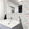 Ambiance Sticker Adesivi Autoadesivi, Decorazioni Murali, Adesivi per Piastrelle per Bagno e Cucina Piastrelle per Terrazzo Terrazzo Alexia- 24 Piastrelle Adesive 10 x 10 cm