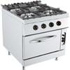 Giavazzi Cucina a Gas con Forno a Gas ECO LINE - Kusina by Giavazzi - G9K210G - Serie 900 - 4 Fuochi - Pot. 40 kW - Dim. 80x90x90 cm