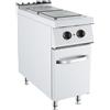 Giavazzi Cucina Elettrica con Mobile Chiuso ECO LINE - Kusina by Giavazzi - G9K100E - Serie 900 - 2 Fuochi - Pot. 6 kW - Dim. 80x90x90 cm