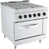 Giavazzi Cucina Elettrica con Forno Elettrico ECO LINE - Kusina by Giavazzi - G9K210E - Serie 900 - 4 Fuochi - Pot. 12 kW - Dim. 80x90x90 cm