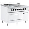 Giavazzi Cucina Elettrica con Forno Elettrico ECO LINE - Kusina by Giavazzi - G9K211E - Serie 900 - 6 Fuochi - Pot. 24 kW - Dim. 120x90x90 cm