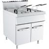 Giavazzi Friggitrice a Gas Monoblocco ECO LINE - Kusina by Giavazzi - G9F200G - Serie 900 - Capacità 40 lt - Doppia Vasca
