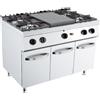 Giavazzi Cucina a Gas con Forno a Gas ECO LINE - Kusina by Giavazzi - G7K201G-KD - Serie 700 - 4 Fuochi - Pot. 32 kW - Dim. 120x73x90 cm