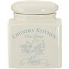 Premier Housewares Country Kitchen caffè Scatola Metallica, Crema