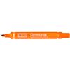 Pentel N50 marcatore permanente punta conica arancio, Orange (Pack of 12)