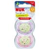 MAPA Gmbh Succhietto Freestyle Night Silicone 0-6 Nuk 2 Pezzi