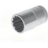 GEDORE Inserto per Chiave a Bussola, Attacco 1/2 pollici, 12.5 mm, Bocca Dodecagonale, Chiave a Bussola 17 mm, Utensile, D 19 17, Acciaio Cromato