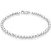 Tuscany Silver Bracciale da Donna in Argento Sterling con Sfere da 6 mm di Lunghezza 19 cm/7.5