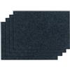 kela Set di 4 tovagliette ALIA, tovagliette 45 x 30 x 0,4 cm, tovagliette in feltro lavabili, grigio scuro
