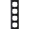 Kopp Athenis 402850065 - Mascherina a 4 scomparti, colore: Nero opaco