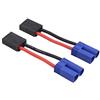 OliRC 2 Pezzi Maschio EC5 a Femmina TRX connettore Adattatore con 14awg 5cm Cavo (C112-2)