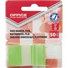 OFFICER PRODUCTS Schede indice per archivio Prodotti per ufficio PP 25x43 Mm 50 Schede Blister Verde/Carta ed etichette/Tipo con dispenser/Kind-On The Blister/Forma-Rettangolo/Material-PP/Colore-Verde/Spessore (mm)-60
