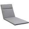 Sieger 5560 4950 KT - Cuscino per Sdraio, Colore: Grigio