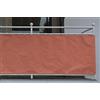 Angerer Style - Telo da Balcone, 75 cm x 6 m, Colore: Terracotta