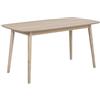 AC Design Furniture Marianne Tavolo da Pranzo, Bianco, MDF, L: 80 x W: 150 x H: 75.5 cm, 1 Pezzo