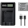 FUGASUN 1 pezzi 1200mAh NB-4L NB4L Batteria con caricabatterie singolo LCD per Canon IXUS 50 55 60 65 80 75 100 I20 110 115 120 130 IS 117 220 225
