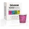 bioexxe Bicchierini Caffè Carta 1000Pz da 75ml - Bicchieri Caffe Biodegradabili da 75ml - Bicchieri Caffe Carta Resiste a Bevande Fino ai 85°/90°- Monouso Ecologici Bio colore Rainbow