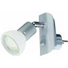 Briloner Leuchten 2780-014P - Lampada da lettura a LED, 1 x GU10 con interruttore, in nichel opaco