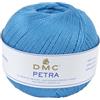 DMC-Filato di Petra, in puro cotone, colore: blu, Misura: 5