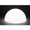 Kloris Semisfera Luminosa Lampada Design da Giardino diametro cm 70 Mod. Moon 70 con LED RGB batteria ricaricabile e Telecomando