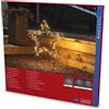 Konstsmide 4463-800 - Stella in metallo, 150 diodi ambrati, 30 V, esterno (IP44), 3,6 W, cavo nero