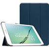 FINTIE Custodia per Samsung Galaxy Tab S2 8.0 - Ultra Sottile di Peso Leggero Tri-Fold Case Cover con Funzione Sleep/Wake per Samsung Galaxy Tab S2 8 Pollici Tablet, Blu scuro