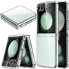 JETech Cover per Samsung Galaxy Z Flip 5 2023, Trasparente Protettivo Cellulare Custodia con Antiurto Paraurti e Antigraffio Retro (Trasparente)