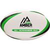 Amber Sports X-Trainer, Pallone da rugby, Unisex - Adulto, Bianco, Taglia 3