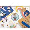 folia 924 - Wow Craft Box Happiness Safari, Craft Box 144 Pezzi con Carta, cartoncino, Adesivi, Accessori e Istruzioni