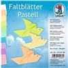 Ursus 3156199 Pieghevole Foglie Colori Pastello, 14 x 14 cm, 100 Fogli Assortiti in 10 Colori