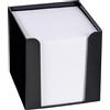 BRUNNEN KÖNIG & EBHARDT Zettelbox, 95 x 95 mm, Kunststoff, schwarz, 700 Pezzi