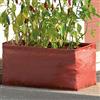 TENAX Vegetable Grow 25x25x50 cm Rosso, n.2 Contenitori per Coltivazione Orto sul Balcone, Borsoni Colorati per Ortaggi e Orto Casalingo