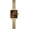 Daniel Wellington Quadro Orologi 15.4x18.2mm Double Plated Stainless Steel (316L) Gold