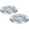 LAMPA 97700 Serie/Kit Anello fermacarico a scomparsa con kit di montaggio argento