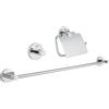 Grohe QuickFix Start Cube 41123DC0 set accessori bagno supersteel