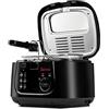 Girmi FG21 Friggitrice, 1800W, 2,5 L, Antiaderente, Nero